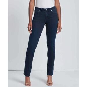 7 For All Mankind Kimmie Straight-Leg Mid-Rise Stretch Jeans